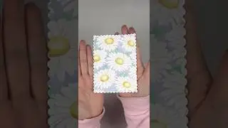 New Darling Daisies layering stencils and a card #cardmaking #layeringstencils