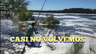 Nos corri&oacute; la creciente en Palmar en Pesca en agua dulce