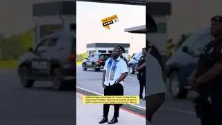 Dr. Frank Amoako-Hene welcomed Prez. Mahama at Kmsi airport to lead him to Sefwi Juaboso🇬🇭👑🫶❤️