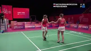 Match Point - Anastasiia Akchurina / Olga Morozova vs Selena Piek / Cheryl Seinen - WD R16 #EBC21​