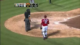 2013/08/21 Stassi's first Major League hit