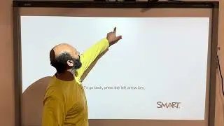 Smart board part 2 (Calibration and Software in action)