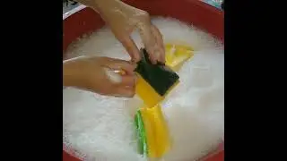Kitchen Sponge Soapy Ripping Sounds