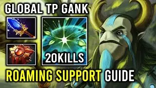 How to Play Roaming Support NP Like a Pro with Global Root TP Gank Everywhere Dota 2