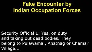 Five Bodies-Audio Evidence-Pakistan's Dossier