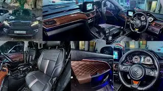 Brezza Fully Modified || Seat Covers || Hydro Dripping || Steering wrap 😱