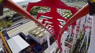 Jubilee Odyssey Roller Coaster POV Front Seat 60FPS Fantasy Island England