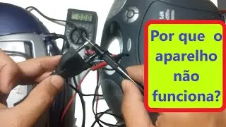 Como consertar vários aparelhos quando não ligam - Teste continuidade cabo de força - Rádios TV etc.