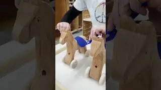 Behind the scenes of gRIMM's Wooden Toys: Pull-along horse Holly