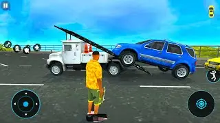 Real Gangster Simulator #2 - City Exploring With Blue SUV - Android Gameplay