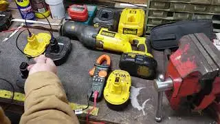 Revive your old dead 18 volt Dewalt battery trick