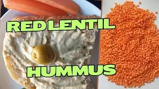 How to Make Red Lentil Hummus | Quick & Healthy Plant-Based Dip