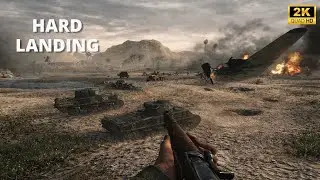 Hard Landing-1944 | COD World at War Mission 3 &ndash; Intense WWII Combat (No Commentary)