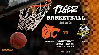 Grinnell Varsity Girls and Boys Basketball DH vs. Center Point Urbana, 1/9/26 at 6:00 pm and 7:15 pm