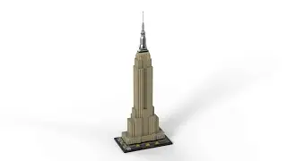Lego 21046 Empire State Building Speed Build LDD by PLegoBB