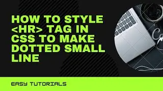 How to style hr horizontal rule tags in CSS | Easy 1 minute tutorial