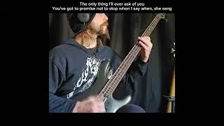 @foofighters - Everlong bass cover and lyric video 