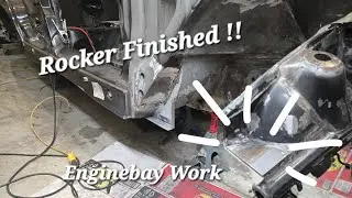 Finishing the Rocker and Engine bay Work