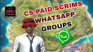 BEST CS PAID SCRIMS GROUP x TOURNAMENT WhatsApp group 