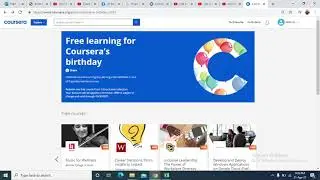 Coursera announces free courses on its birthday