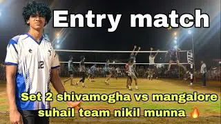 Set 2 shivamogha vs mangalore suhail team nikil munna 🔥