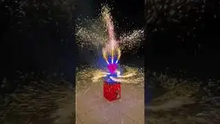 Fireworks costing 50 yuan for 100 shots #toys #kidsvideo #babytoys #baby #babytoy #kidstoy #children