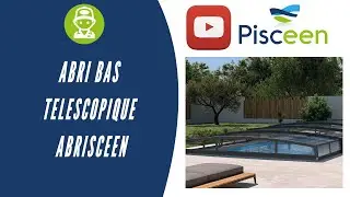 Nouveaut&eacute; 2023: Abri piscine bas coulissant t&eacute;lescopique en kit ABRISCEEN