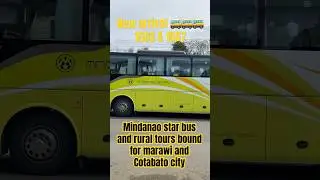 New arrival Mindanao star & rural transit 1593 & 1567 bound for marawi & Cotabato city #busspotting