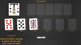 6 handed poker! Which poker hand will win? (1.6.25.HAND)