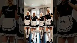 Platinum Blonde Stylish Maids| SillyBoy Remix Short #glamour #teamsillyboy #maid #blonde
