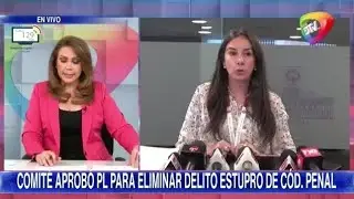 COMITÉ APROBO PL PARA ELIMINAR DELITO ESTUPRO DE COD.P PENAL