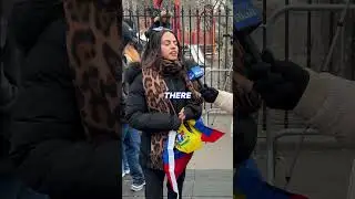 Venezuelans protesting outside NYC court