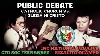 INC National Debater Rizalito Ocampo VS. CFD Socrates Fernandez [DEBATE SA CEBU PLAZA]