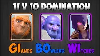 THE BEST 11V10 STRATEGY IN THE GAME! GIANTS ARE BACK?! - Clash Of Clans!