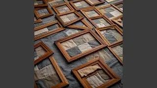 Patchwork Quilt of Broken Frames