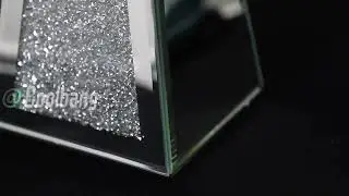 Mirror Diamond Feather Table Lamp Home Decor Suitable for Wedding.#MirrorLamp #TableLamp #HomeDecor