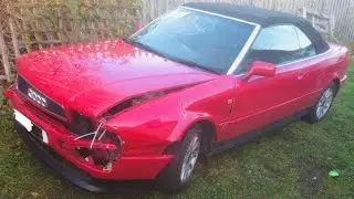 Pink Audi 80 cabriolet 1.8t AEB conversion part 2 and part 3
