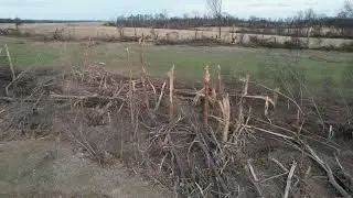 Crutchfield, Kentucky Tornado Damage Path Drone Footage