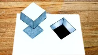 How to draw optical 3d illusion? Trick Art