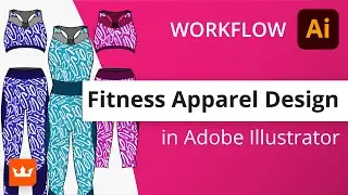 Fitness Apparel Design Workflow in Adobe Illustrator | Astute Graphics