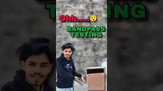 BANDPASS subwofer box 🫨Testing||150watt full 💥testing||#subwooferbass #bandpass #8inchsubwoofer