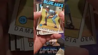1986 Topps Baseball Cards Wax Pack #baseballcards #baseball