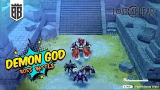 Lost Sphear: Demon God Boss Battle