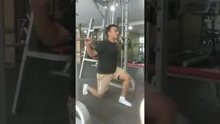 Smith Machine Static Lunges | Correct Form