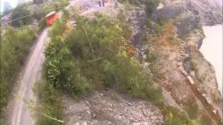 GoPro Helmet cam- Zipwire, North Wales