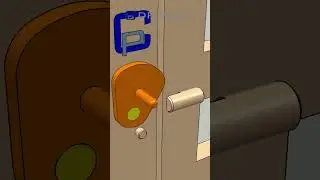Ideia de tranca para port&atilde;o - Gate lock idea #shorts #lock #door #fechadura #port&atilde;o #porta