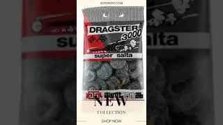 Dragster 3000 Salmiak 50g Original - Swedish - Salty Licorice