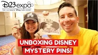 D23 EXPO 2019 Disney Mystery Pin Unboxing! TINY KINGDOM PINS! (Collab w/DisneyKittee)