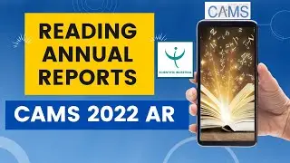 CAMS Stock Analysis through Annual Report Reading | How to Study Annual Reports