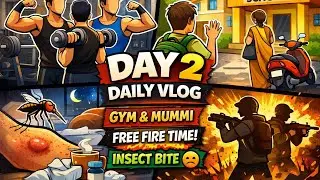 Day 2 Daily Vlog | Gym with Bros, Mummy School Drop & Insect Bite 😷